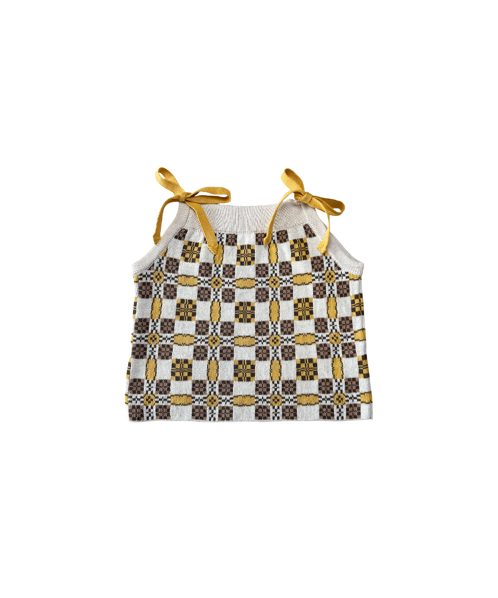 Picnic Vest - Latte  - Organic Cotton