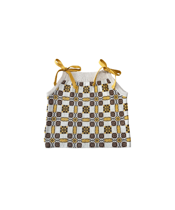 Picnic Vest - Latte  - Organic Cotton