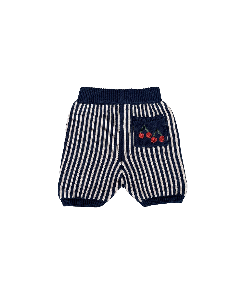 Shopping Shorts - Navy  - Organic Cotton &amp; Cashmere