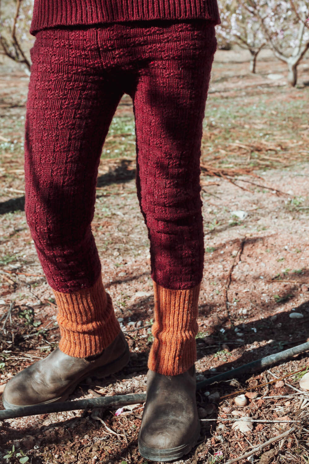 Takenoko Skinny Legs - Berry / Amber