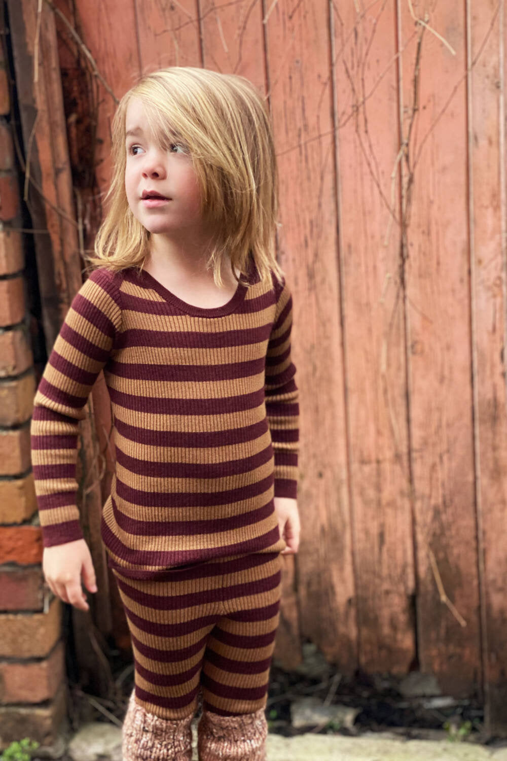 Sylfaen Skinny Legs - Berry / Peanut
