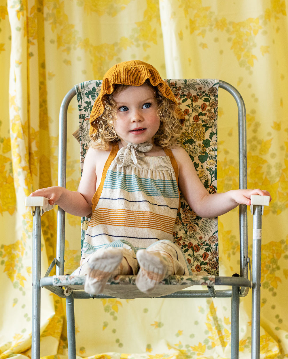 Deckchair Dress Sand - Baby – MABLI