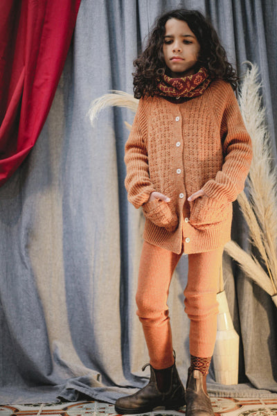 Takenoko Cardigan - Amber / Berry