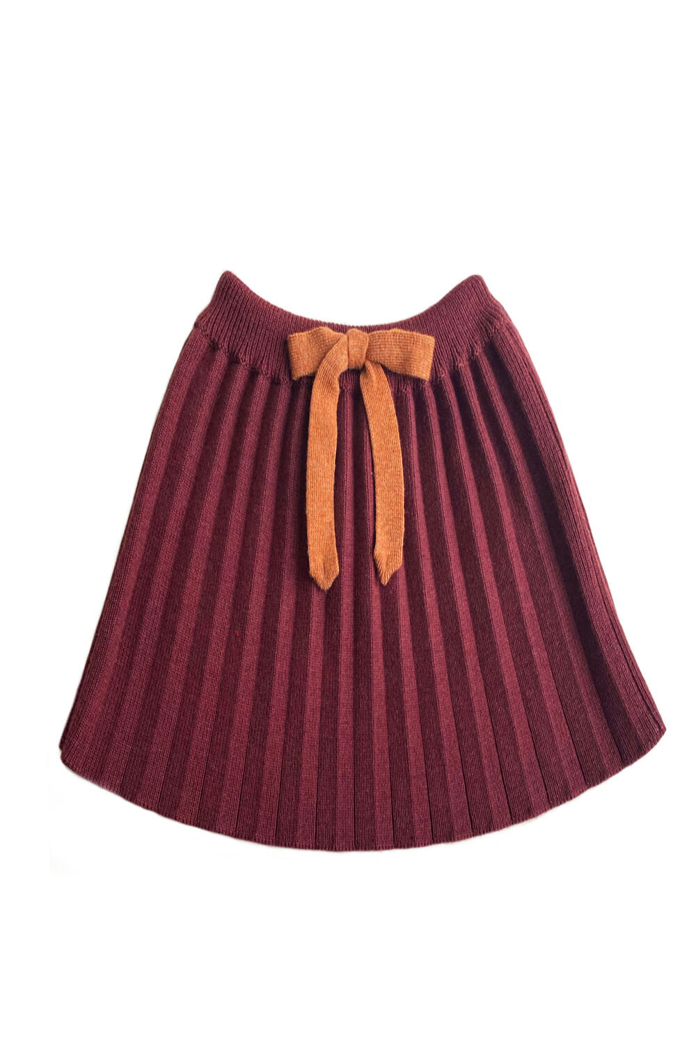 Beti Knee Length Skirt - Berry