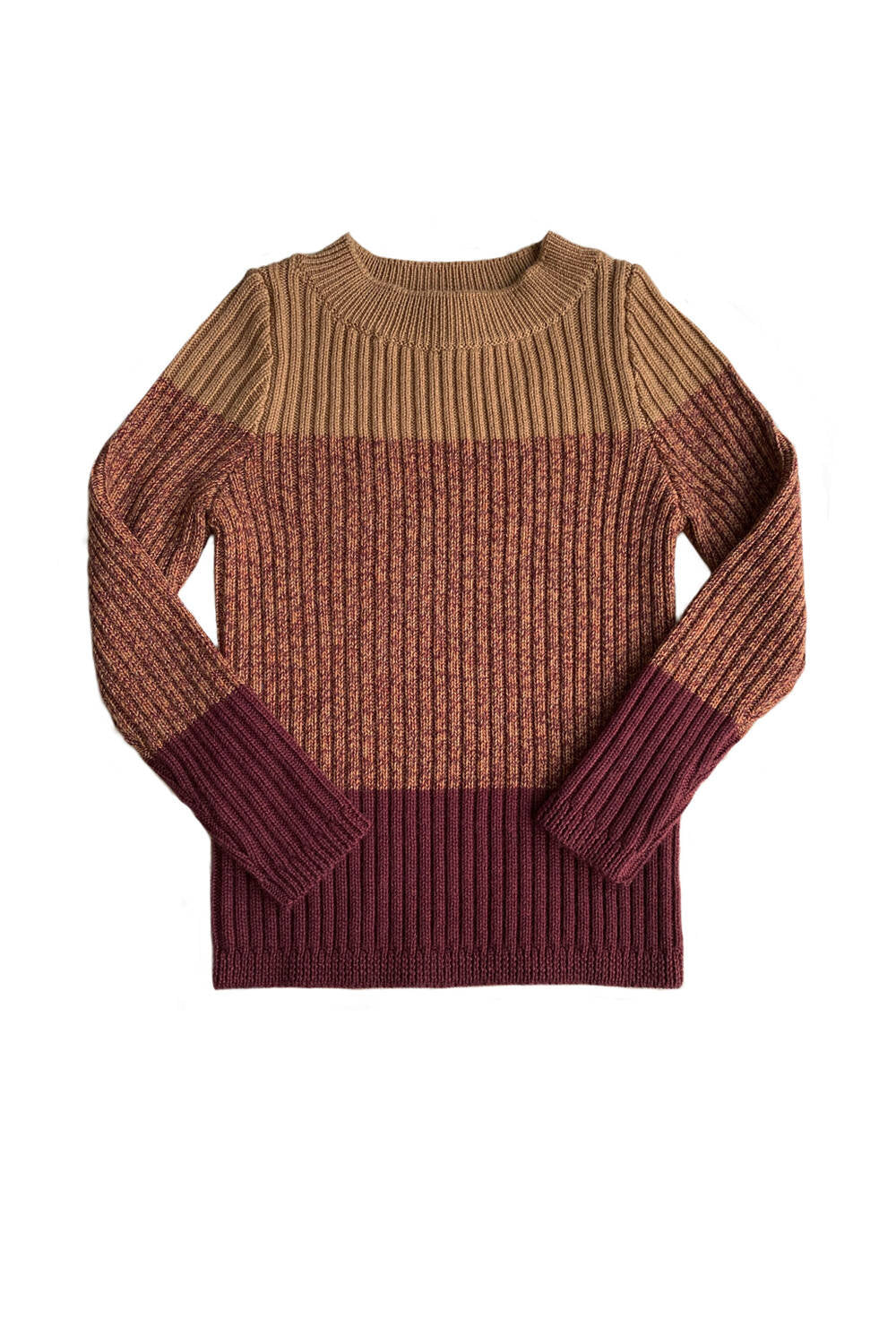 Carwyn Pullover - Berry / Amber / Peanut