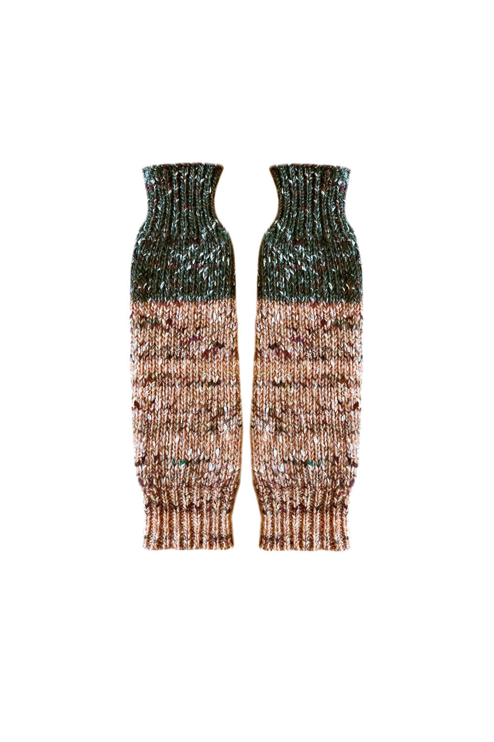 Ellyllon Leg Warmers - Opal / Bracken