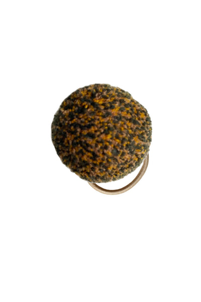 Pom Pom Hair Tie - Juniper Speckle