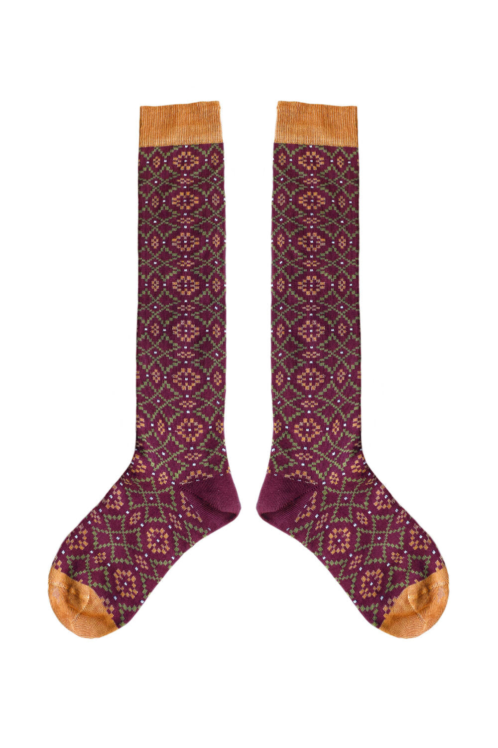 Brecon Over Knee Socks - Berry - Baby