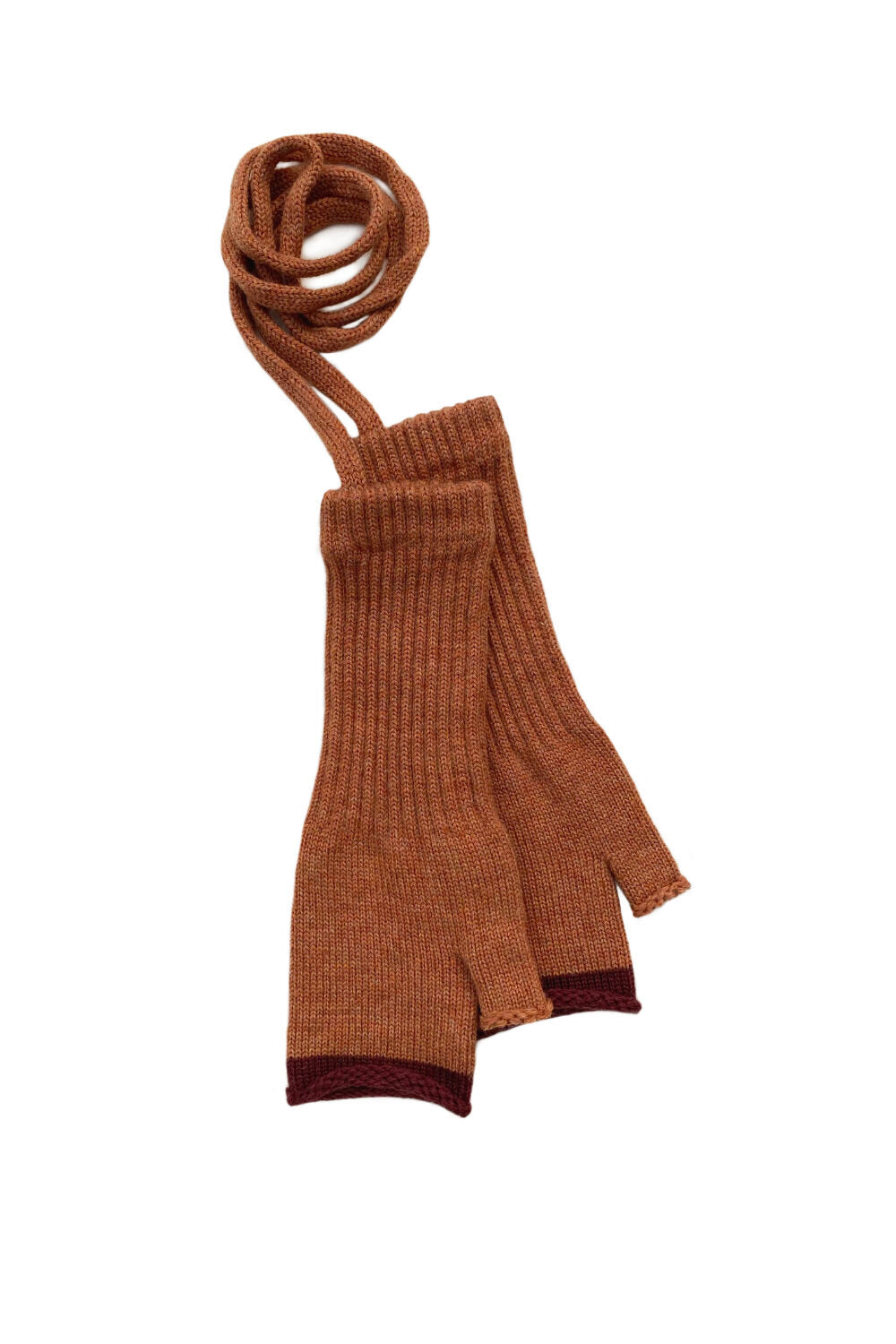 Tryfan Mittens - Amber / Berry