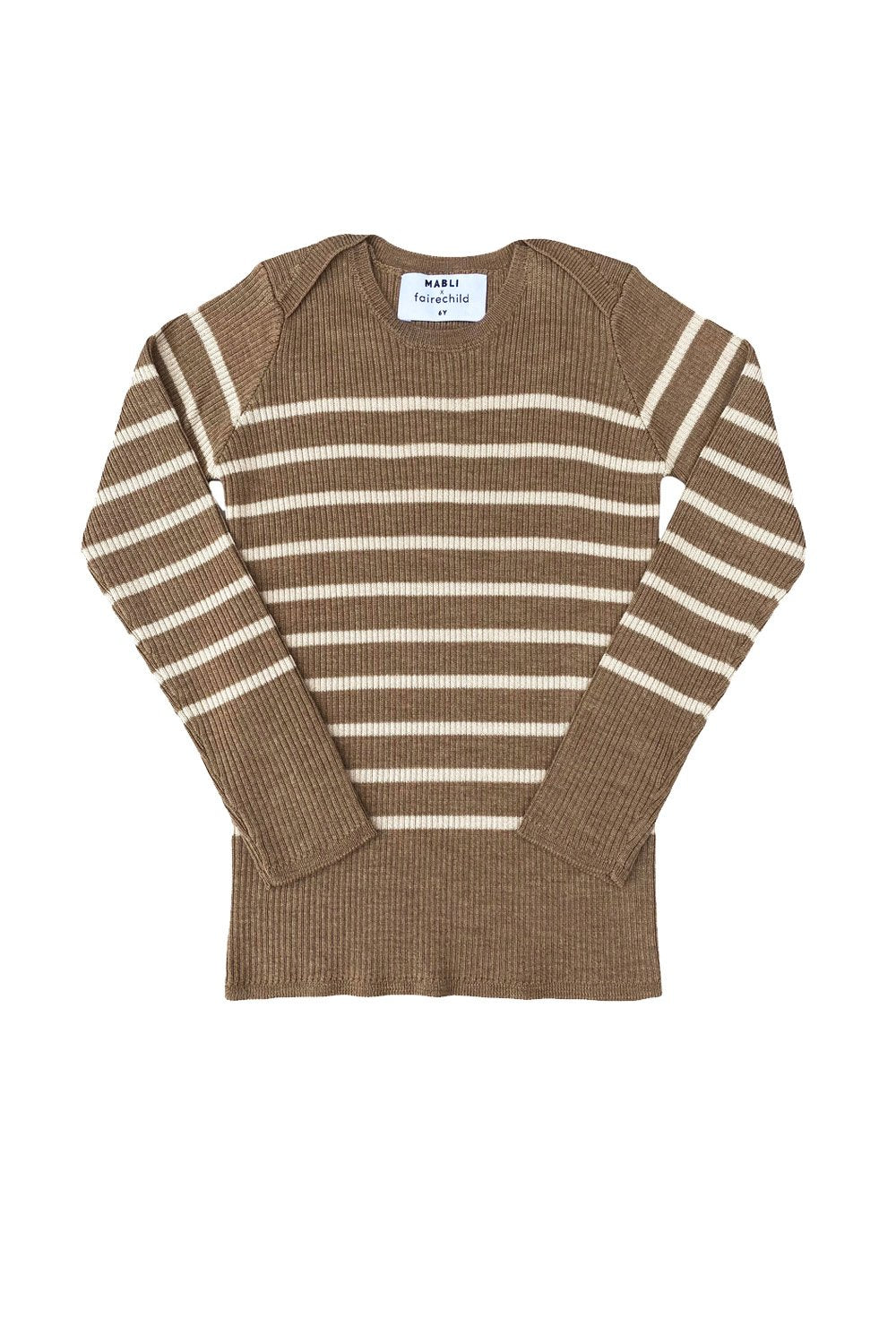 MABLI X FAIRECHILD: Skinny Rib - Hazelnut / Vintage Cream