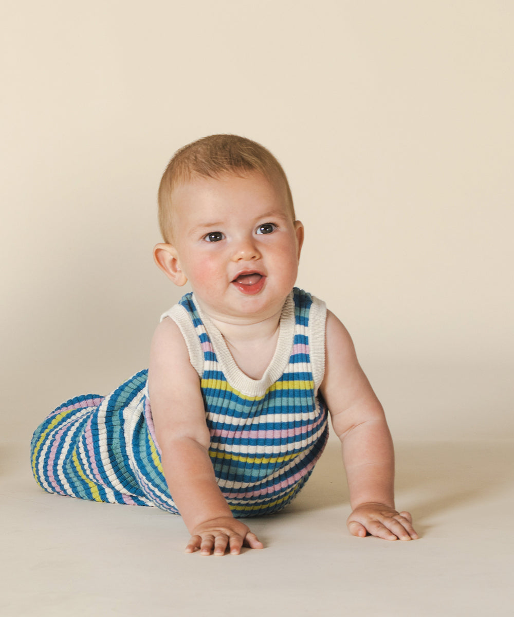 Aeron Tank Cobalt Stripe - Baby