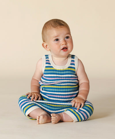 Aeron Tank Cobalt Stripe - Baby