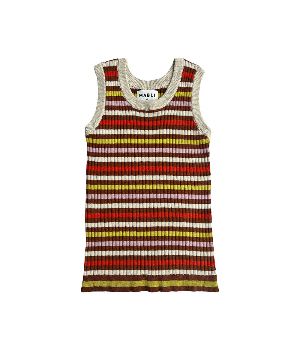 Aeron Tank Maple Stripe - Baby