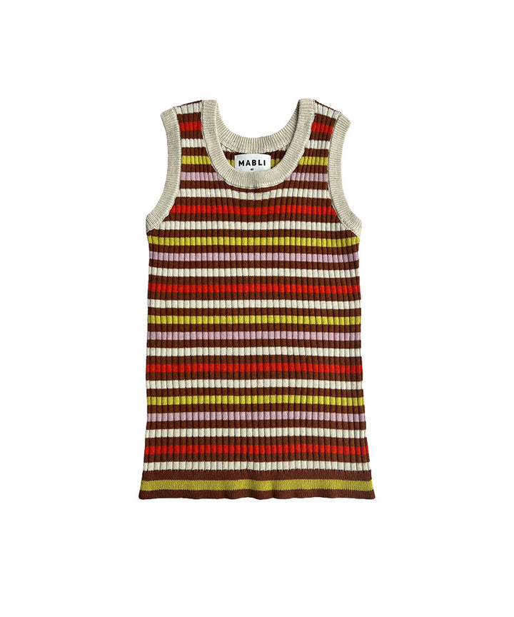 Aeron Tank Maple Stripe