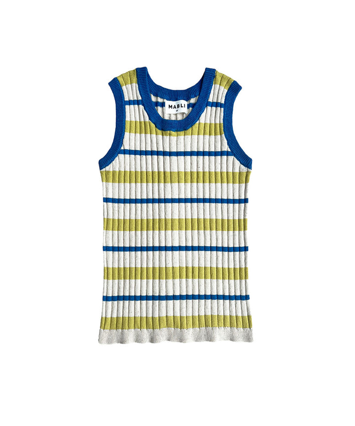 Tenby Tank Apple Stripe