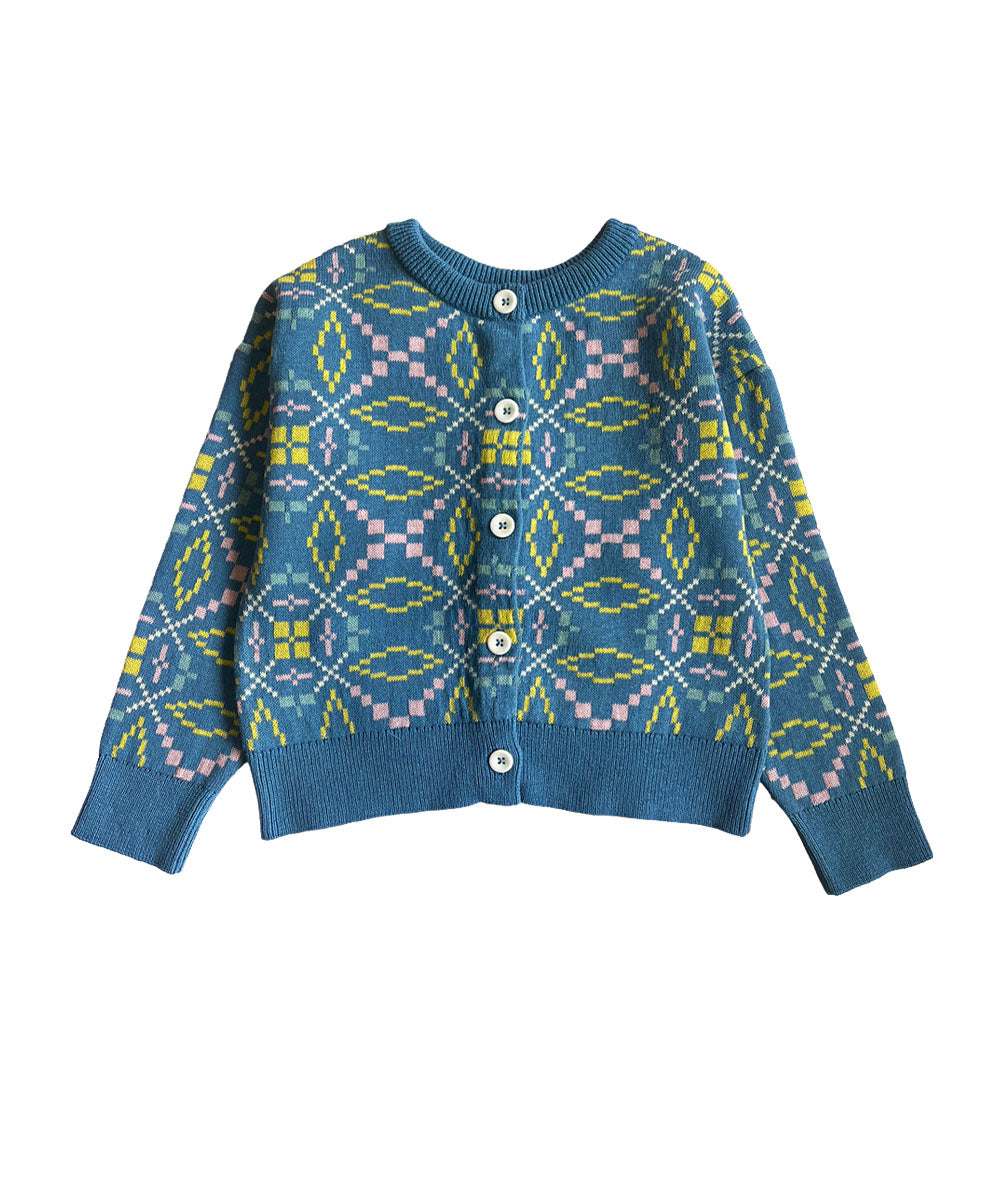 Meillion Cardigan Cobalt Blue - Baby