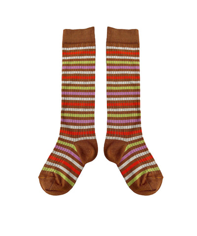 Aeron Knee High Socks Maple Stripe - Child