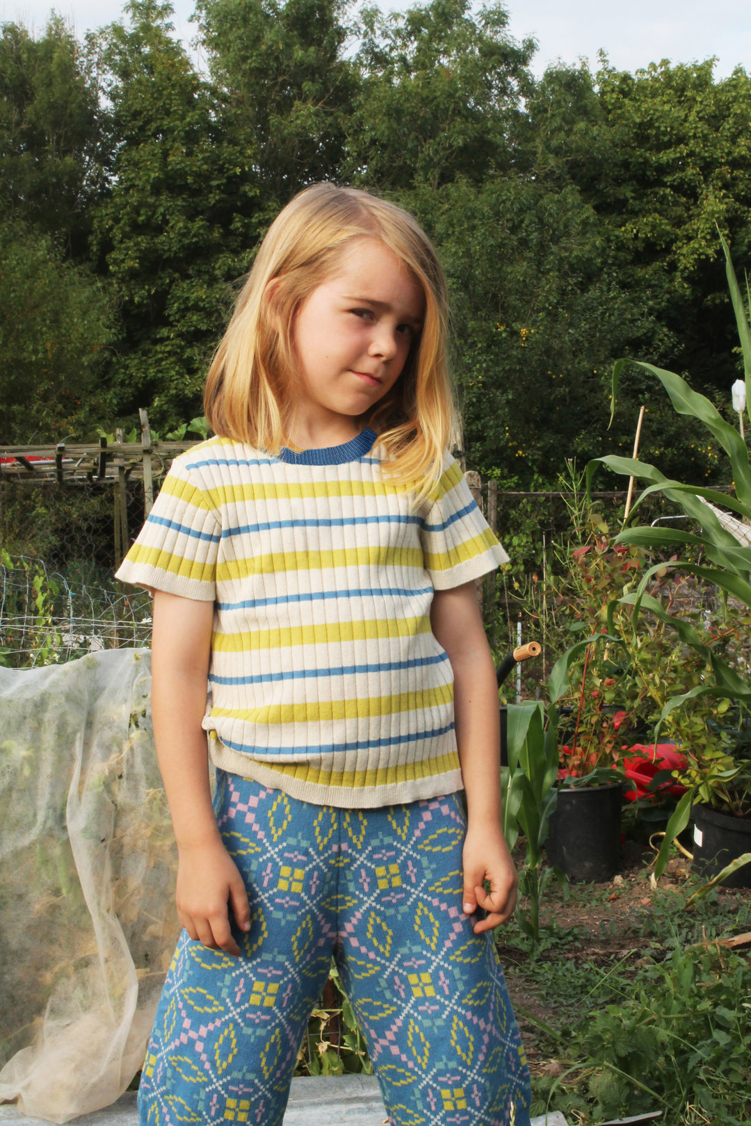 Tenby Tee Apple Stripe