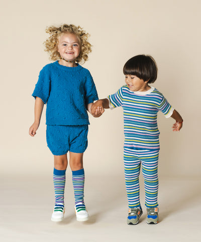 Aeron Pants Cobalt Stripe - Child