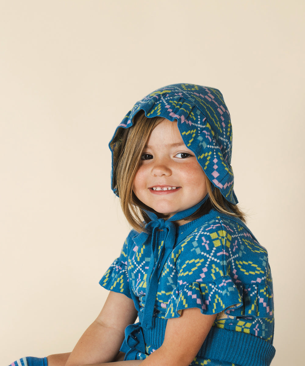 Meillion Sun Hat Cobalt Blue - Child