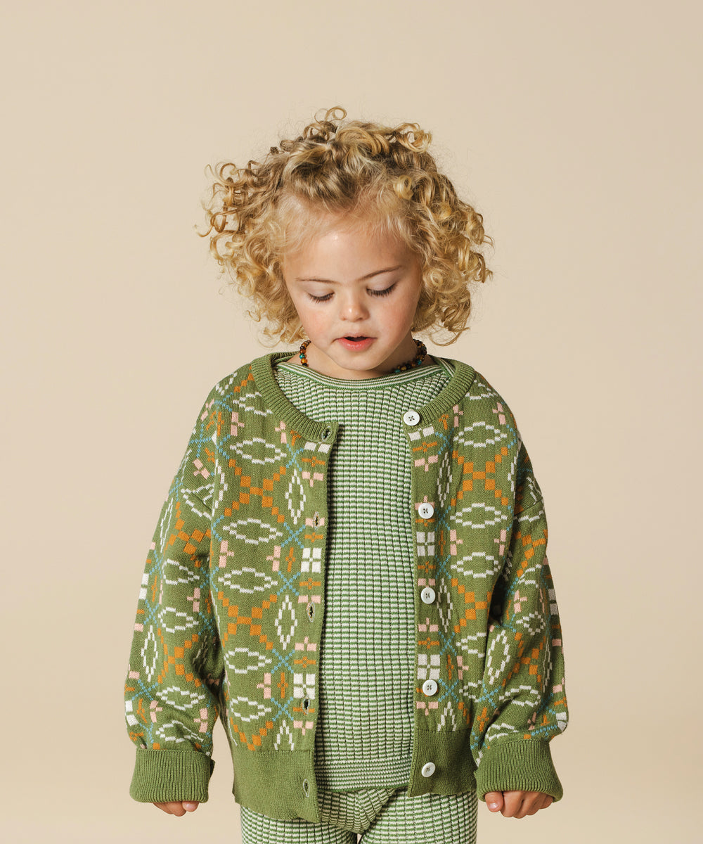 Meillion Cardigan Olive - Child