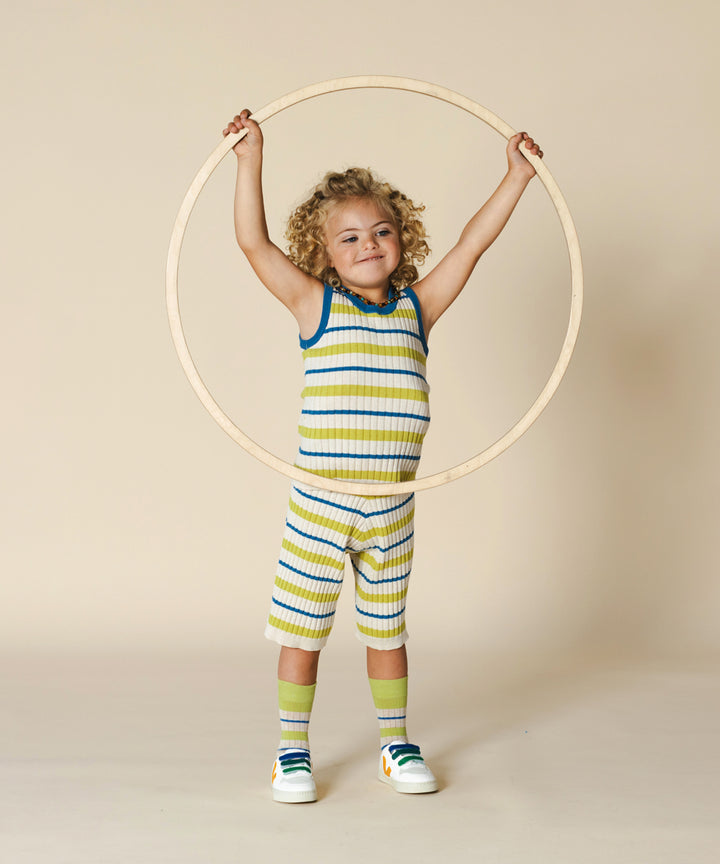 Tenby Tank Apple Stripe