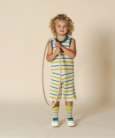 Tenby Short Socks Apple Stripe - Child