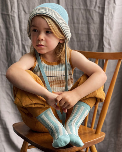 Tirion Short Socks Verdigris/Sand - Child