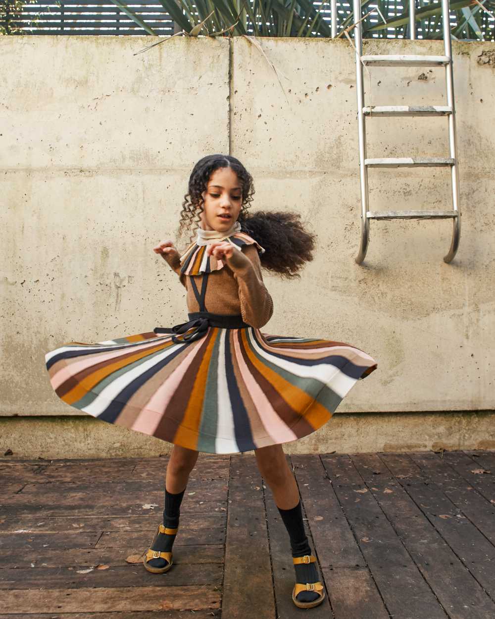 Enfys Skirt - Enfys Stripe