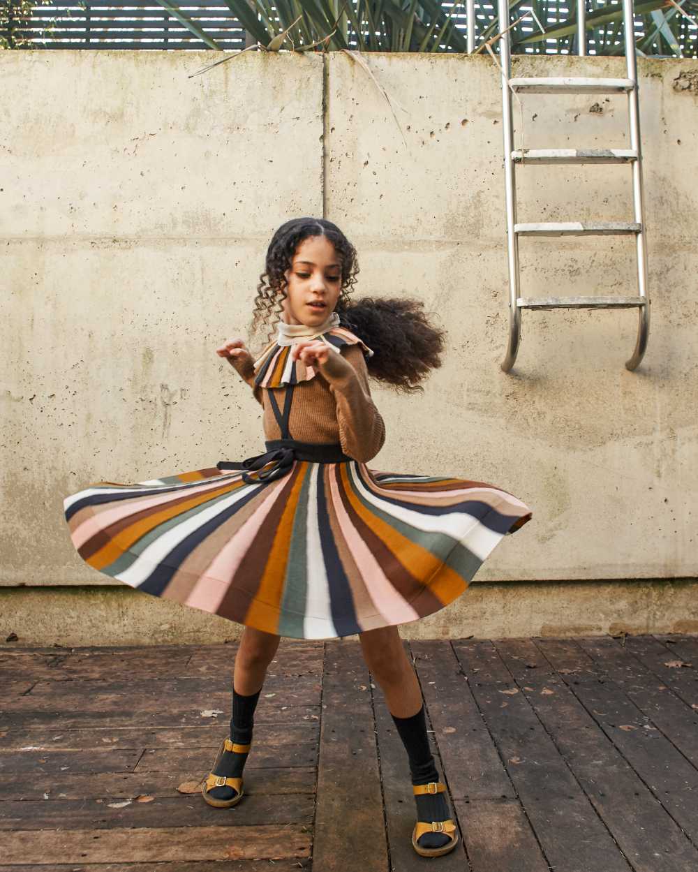 Enfys Skirt - Enfys Stripe - Child