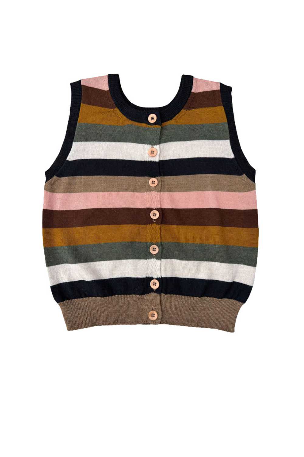 Enfys Reversible Vest - Enfys Stripe