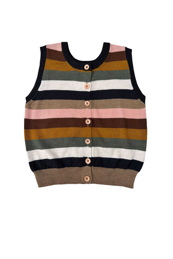 Enfys Reversible Vest - Enfys Stripe