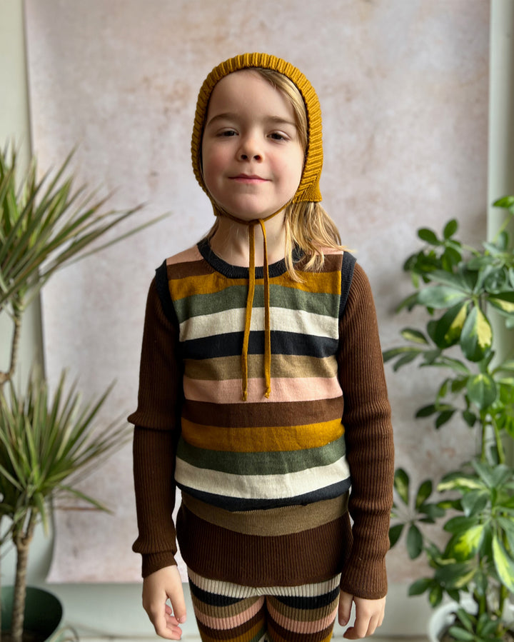 Enfys Reversible Vest - Enfys Stripe