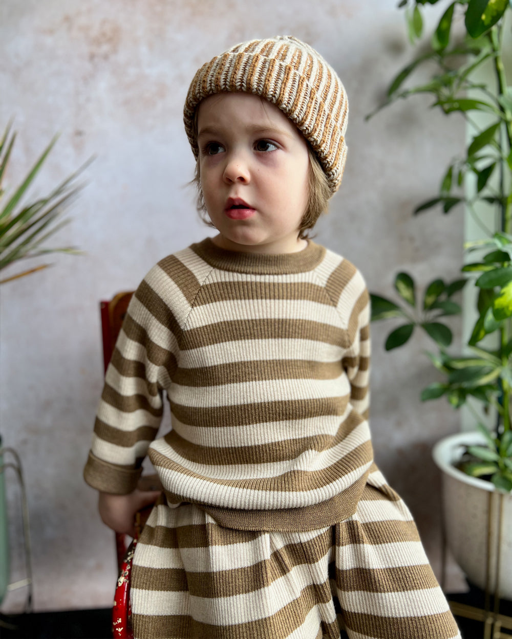 Lolfa Pullover - Pecan / Almond