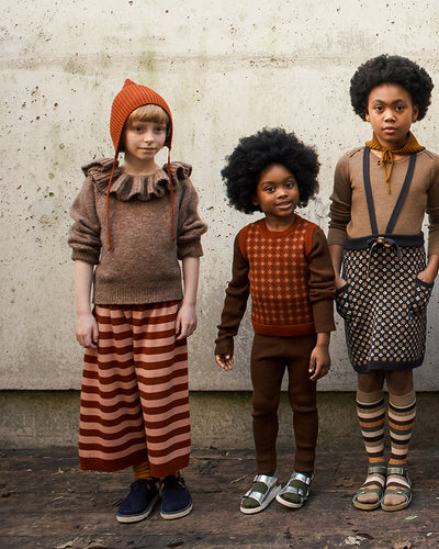 Lolfa Culottes - Brick / Primrose - Child