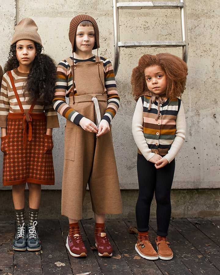Dyffryn Dungarees - Pecan