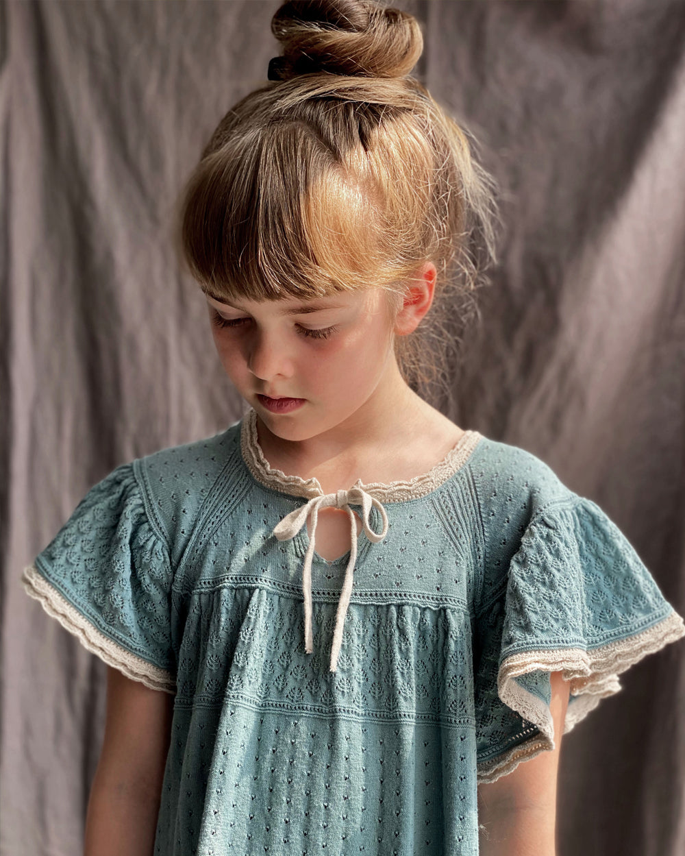 Briallen Dress Verdigris - Child