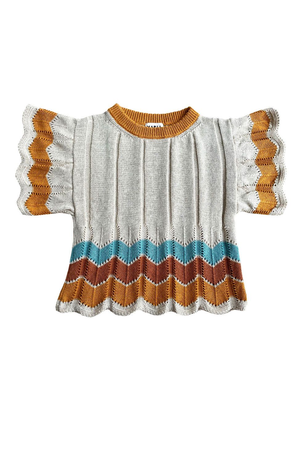 Igam Ogam Tee Sand/Mutli - Child