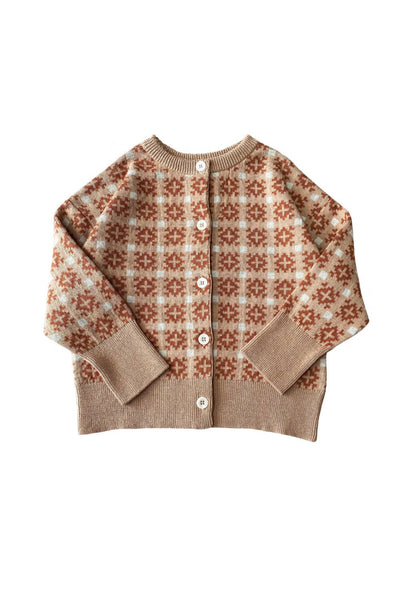 Ffion Cardigan Putty - Child